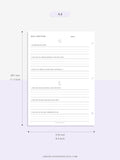 D104 | Daily Gratitude Journal with Morning & Night Ritual for Positive Mindfulness