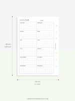 Y106 | Year on a Page, Grid Layout
