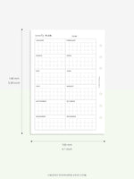 Y106 | Year on a Page, Grid Layout