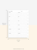 Y106 | Year on a Page, Grid Layout