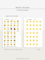 T116 | Monthly Emoji or Color Mood Tracker