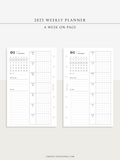 W108_01G_WO1P_2023 | 2023 Dated Weekly Planner Inserts Printable Template