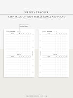 T118 | Weekly Habit and Goal Tracker