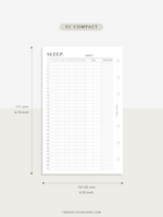 T132 | Monthly Sleep Tracker