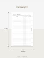 T128 | Monthly Goal & Habit Tracker, MO2P