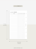 T128 | Monthly Goal & Habit Tracker, MO2P