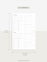 W117 | WO4P, Weekly 24-hour Schedule, To-do List Planner Template