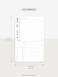 W117_2023 | 2023 Dated Weekly Planner, 24-hour Time Scheduler, WO4P