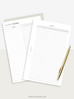 T128 | Monthly Goal & Habit Tracker, MO2P
