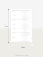 W110 | Week on 2 Pages, Weekly Planner & Tracker & Checklist