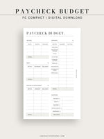 T125 | Paycheck Budget Planner