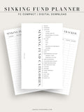 T124 | Sinking Fund Categories, Lists, Tracker Template