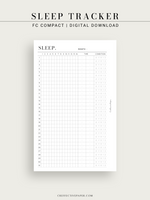 T132 | Monthly Sleep Tracker