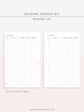 B102 | Book Review & Reading Journal Bundle Printable