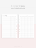 T128 | Monthly Goal & Habit Tracker, MO2P