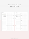 W108_01G_WO1P_2023 | 2023 Dated Weekly Planner Inserts Printable Template