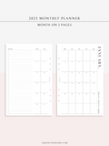 M114_2023 | 2023 Monthly Planner Printable Template (MO2P)