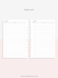 D103 | Daily Task List Printable, To-do List Organizer, Checklist Template