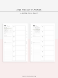 W108_01GX_WO1P_2023 | 2023 Dated Weekly Planner Inserts Printable Template