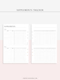 N121-6 | Vitamins & Supplements Tracker, Medication Log Template