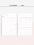 N121-6 | Vitamins & Supplements Tracker, Medication Log Template