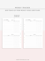 T118 | Weekly Habit and Goal Tracker