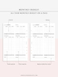 T106 | Monthly Budget Financial Planner