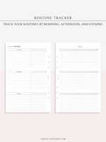 T129 | Monthly Routine Tracker
