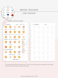 T116 | Monthly Emoji or Color Mood Tracker