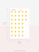 T116 | Monthly Emoji or Color Mood Tracker