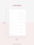 M121 | Monthly Planner, MO2P