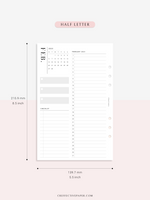 M113_V_2023 | 2023 Monthly Planner Printable (MO1P_Vertical)