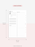 M113_V_2023 | 2023 Monthly Planner Printable (MO1P_Vertical)