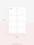 T108 | Weekly Meal Planner & Grocery Shopping List