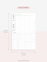 W117_2023 | 2023 Dated Weekly Planner, 24-hour Time Scheduler, WO4P