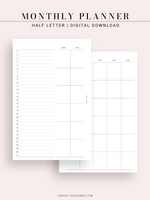 M120 | Basic Monthly Planner, MO2P