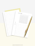 T102 | 100 Bucket List & Dream Log Template