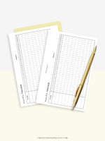 T101_M | Monthly Goal & Habit Tracker Template