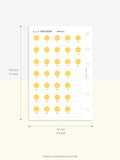 T116 | Monthly Emoji or Color Mood Tracker