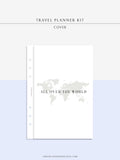 N117 | Travel Planner Bundle, Trip Overview, Vacation Planning