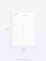 Y105 | Year on 2 Pages, Grid Layout