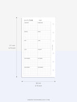 Y106 | Year on a Page, Grid Layout